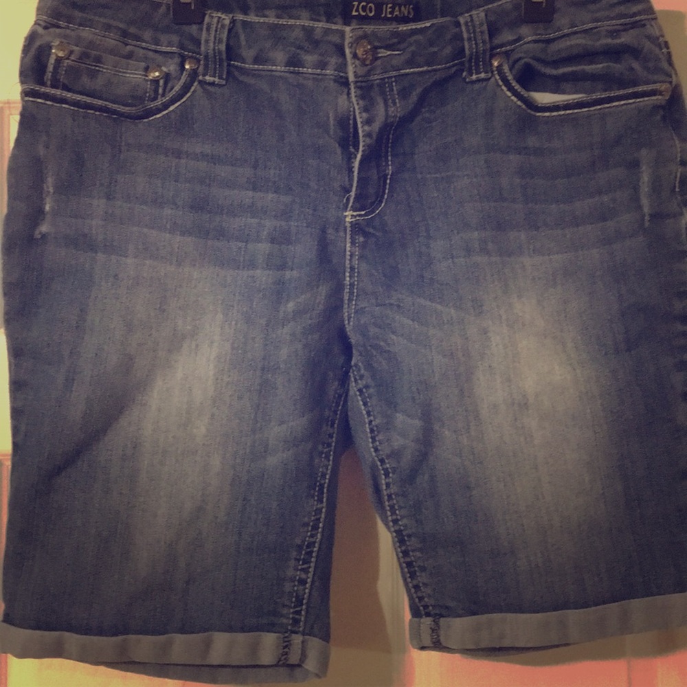 ZCO blue jean Bermuda shorts